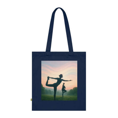 Serenity in Motion - Organic Cotton Tote Bag