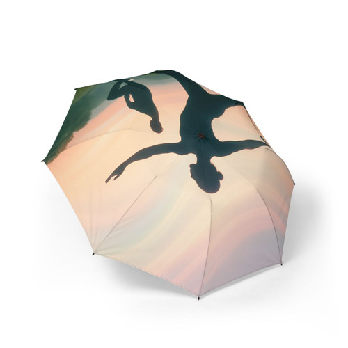 Serenity in Motion - Semi-Automatic Foldable Umbrella