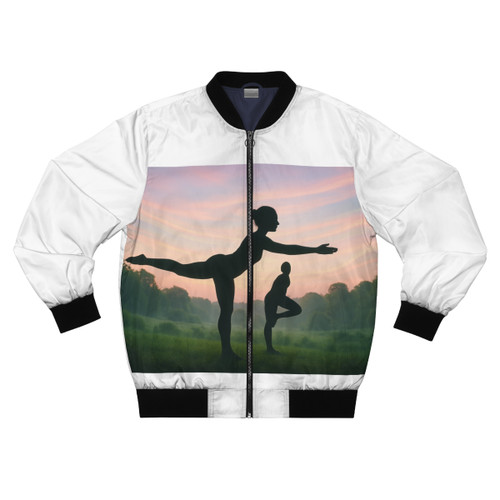 Serenity in Motion - Men's Bomber Jacket (AOP)