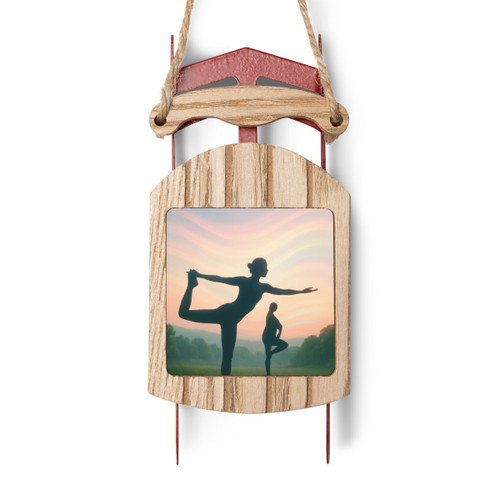 Serenity in Motion - Sled Ornaments