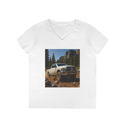 Mountain Beast - Ladies' V-Neck T-Shirt