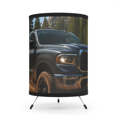 Mountain Beast - Tripod Lamp with High-Res Printed Shade, US\CA plug