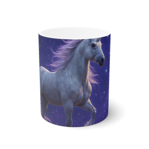 Celestial Unicorn Dreams - White Ceramic Mug, 11oz and 15oz