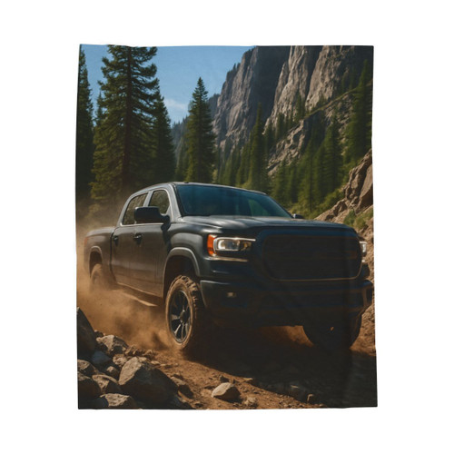 Mountain Beast - Velveteen Plush Blanket