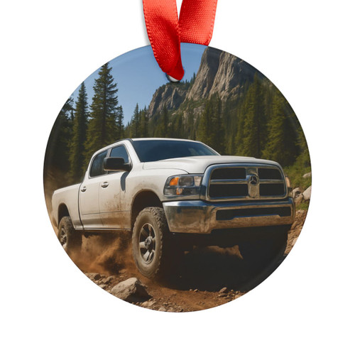 Mountain Beast - Acrylic Ornament with Ribbon