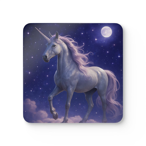 Celestial Unicorn Dreams - Corkwood Coaster Set