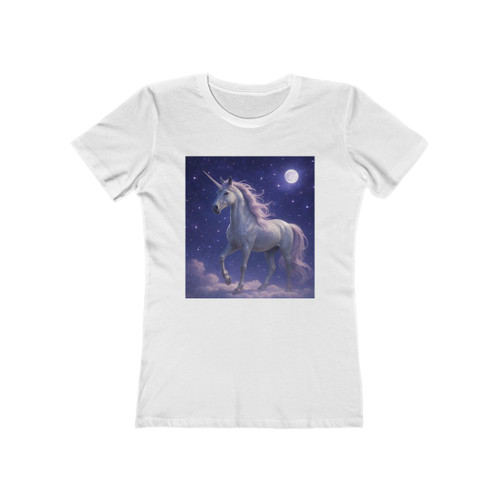 Celestial Unicorn Dreams - The Boyfriend Tee for Women