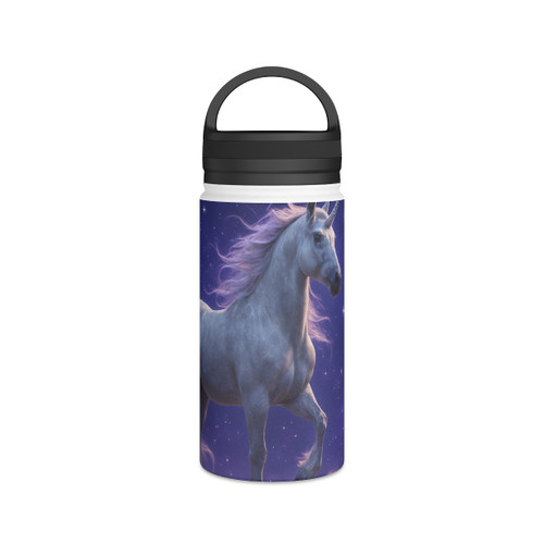 Celestial Unicorn Dreams - Stainless Steel Water Bottle, Handle Lid