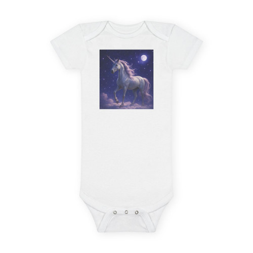 Celestial Unicorn Dreams - Baby Short Sleeve Onesie®