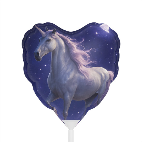Celestial Unicorn Dreams - Balloons (Round and Heart-shaped), 6"