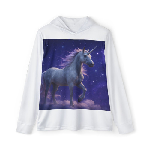 Celestial Unicorn Dreams - Men's Sports Warmup Hoodie (AOP)