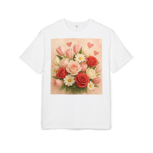 Love in Bloom - Unisex Heavy Oversize Tee