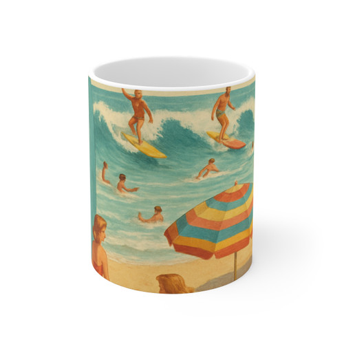 Retro Beach Party - Ceramic Mug (EU)