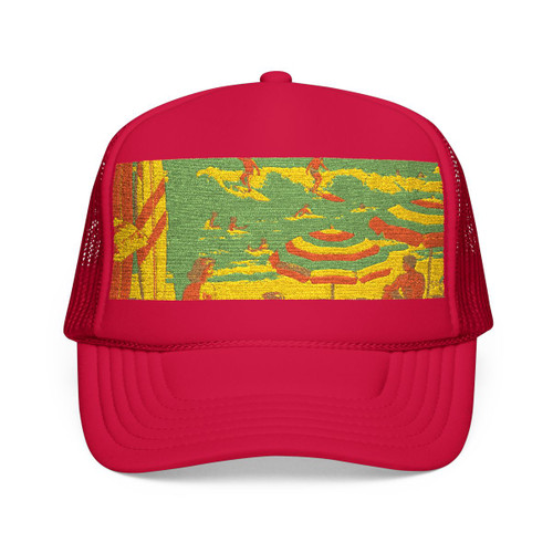 Retro Beach Party - Foam Trucker Hat (Embroidery)