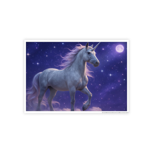 Celestial Unicorn Dreams - Gloss Posters