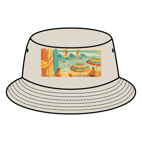 Retro Beach Party - Bucket Hat