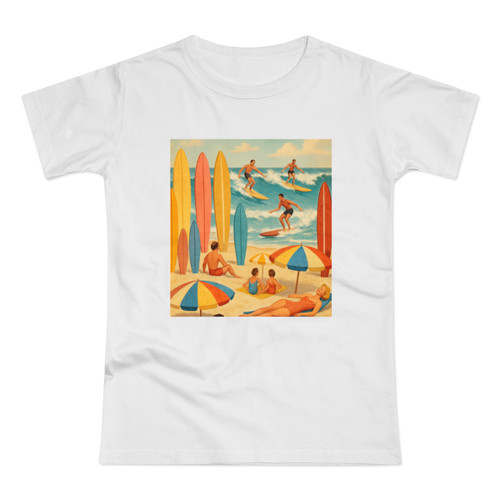 Retro Beach Party - Single Jersey Women's T-shirt
