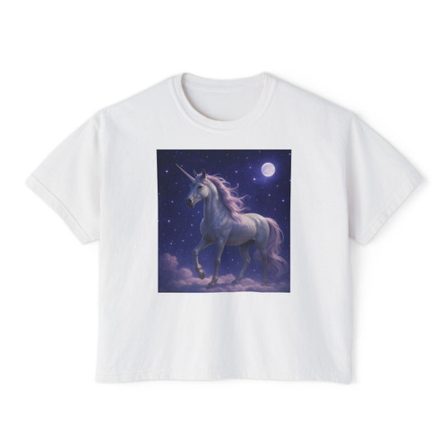 Celestial Unicorn Dreams - Women's Boxy Tee