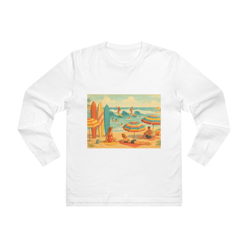 Retro Beach Party - Men’s Base Longsleeve Tee 
