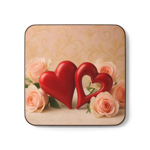 Eternal Love Blossoms - Hardboard Back Coaster
