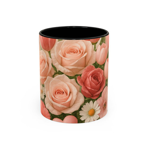 Love in Bloom - Accent Coffee Mug (11, 15oz)