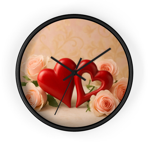 Eternal Love Blossoms - Wall Clock