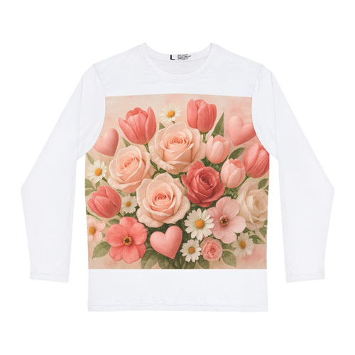 Love in Bloom - Men's Long Sleeve Shirt (AOP)