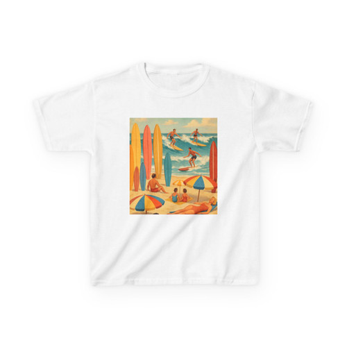Retro Beach Party - Kids Heavy Cotton™ Tee
