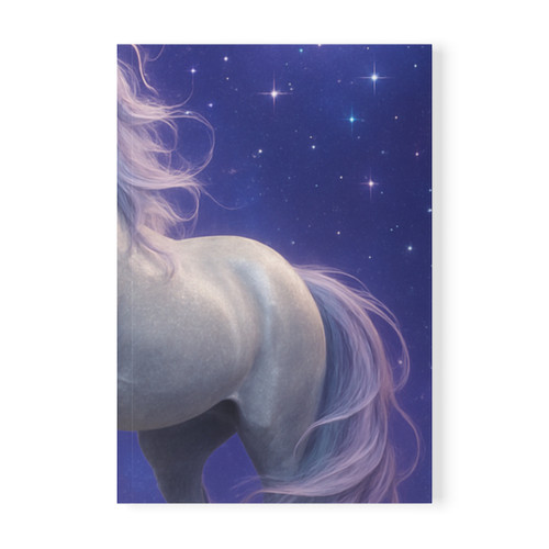 Celestial Unicorn Dreams - Softcover Notebook, A5