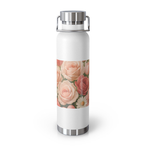 Love in Bloom - Copper Vacuum Insulated Bottle, 22oz