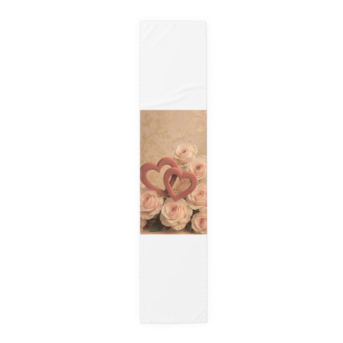 Eternal Love Blossoms - Table Runner (Cotton, Poly)