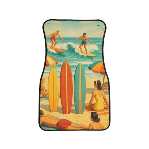 Retro Beach Party - Car Floor Mats, 1pc