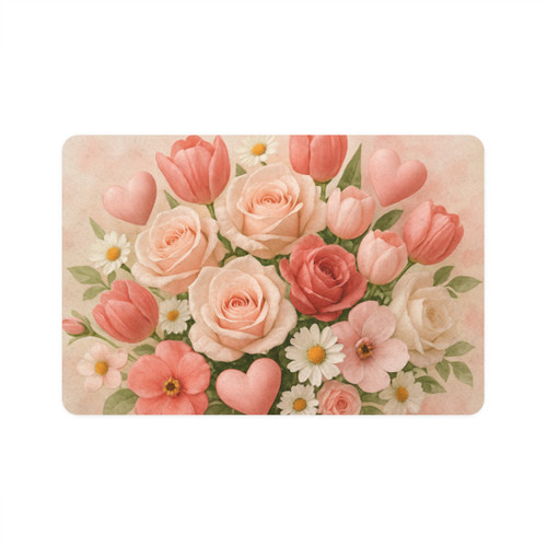 Love in Bloom - Pet Food Mat (12x18)