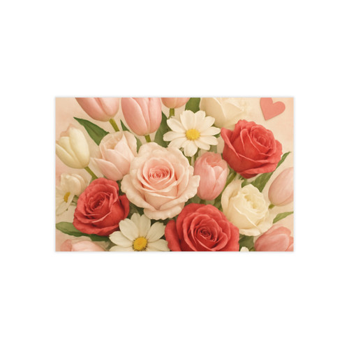 Love in Bloom - Business Cards, 100pcs