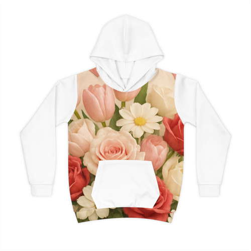 Love in Bloom - Children's Hoodie (AOP)