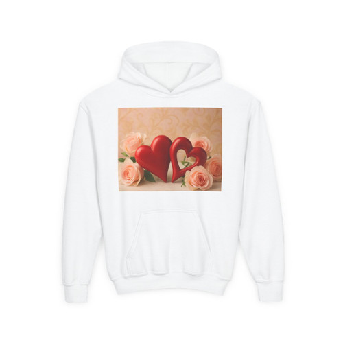 Eternal Love Blossoms - Youth Heavy Blend Hooded Sweatshirt