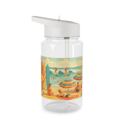 Retro Beach Party - Tritan Water Bottle