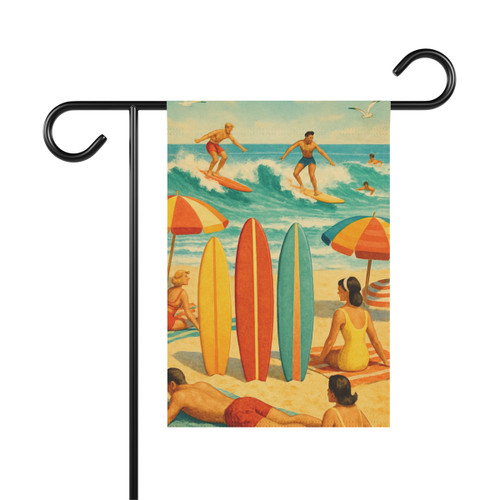 Retro Beach Party - Garden & House Banner