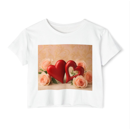 Eternal Love Blossoms - Women's Festival Crop Top