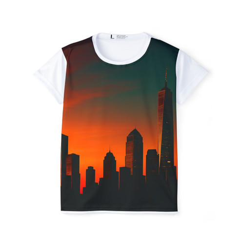 Glamorous Cityscape - Women's Sports Jersey (AOP)