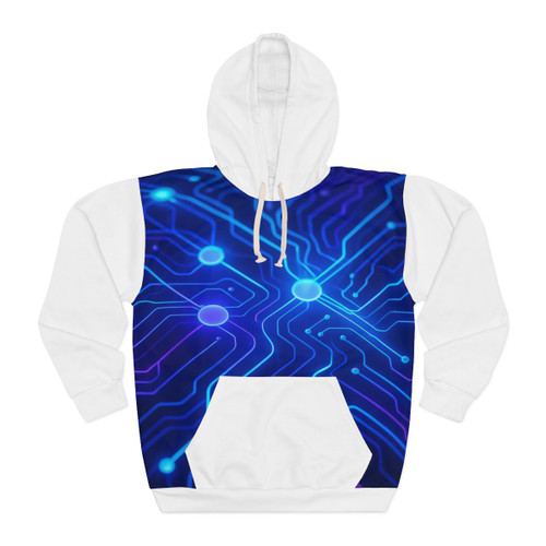 Cognitive Circuitry - Unisex Pullover Hoodie (AOP)