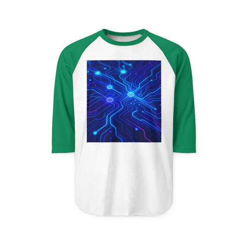 Cognitive Circuitry - Unisex Three-Quarter Sleeve Raglan Shirt