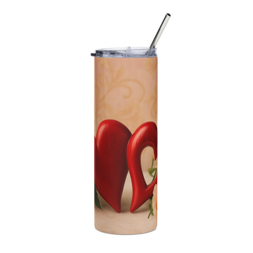 Eternal Love Blossoms - Stainless Steel Tumbler, 20oz
