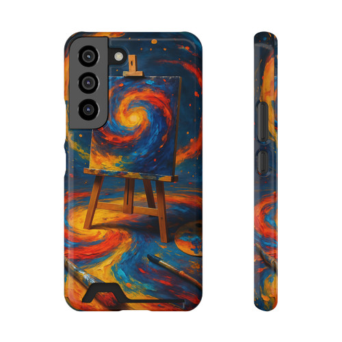 Canvas of Dreams - Phone Case With Card Holder