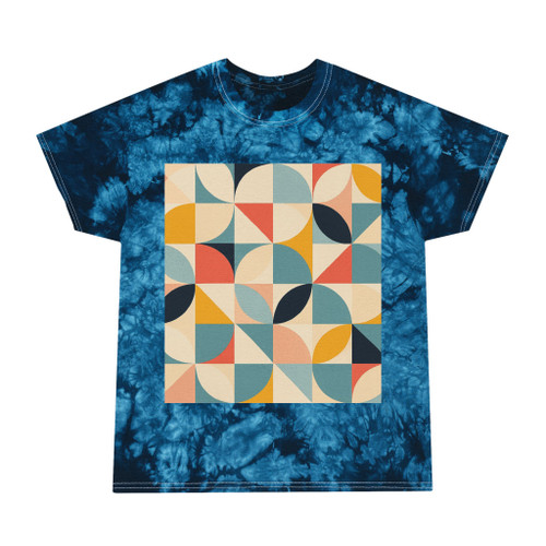 Geometric Flow - Tie-Dye Tee, Crystal