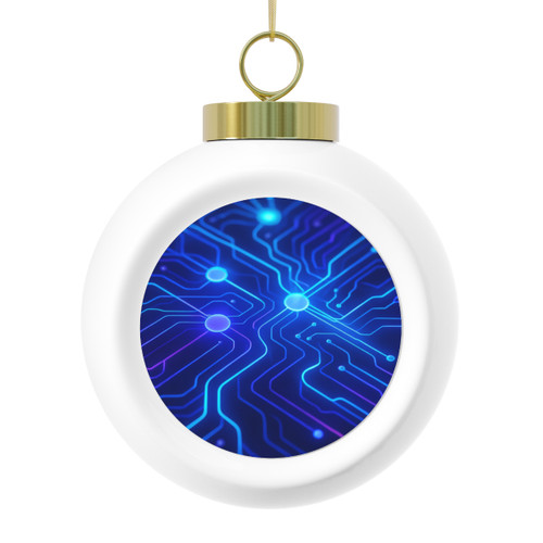 Cognitive Circuitry - Christmas Ball Ornament