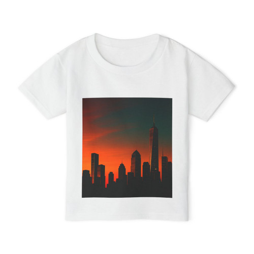 Glamorous Cityscape - Heavy Cotton™ Toddler T-shirt