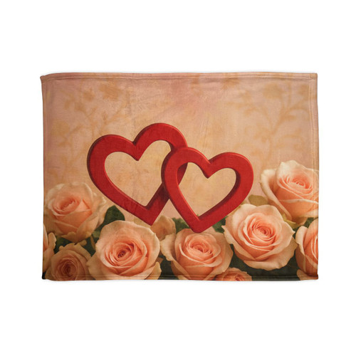 Eternal Love Blossoms - Soft Polyester Blanket