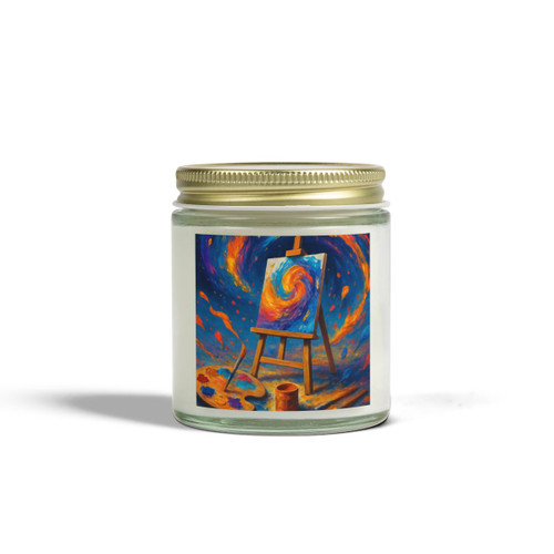 Canvas of Dreams - Scented Candles, Coconut Apricot Wax (4oz, 9oz)