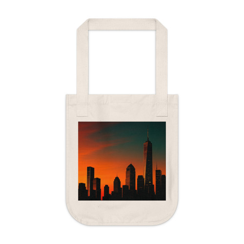 Glamorous Cityscape - Organic Canvas Tote Bag